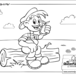 Ausmalbilder für Urlaubsziel