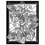 Ausmalbilder für moderne Kunst