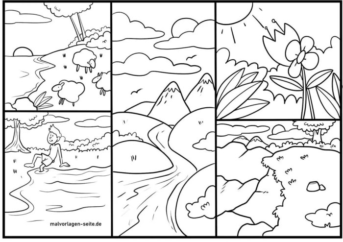 Ausmalbilder für den Frühling