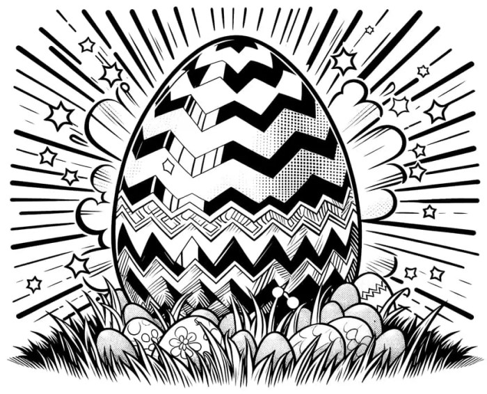 Ausmalbilder für Ostereier