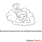 Ausmalbilder für Kommunion