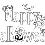 Ausmalbilder für Halloweenparty